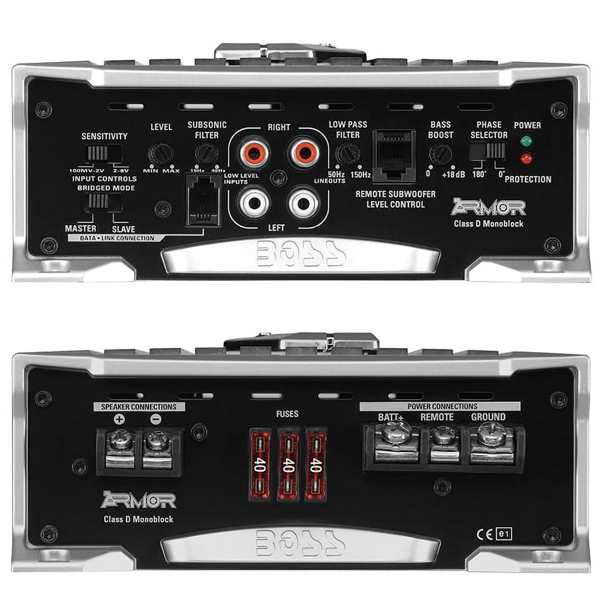Boss AR4000D Armor 4000W Monoblock Class D Car Audio Amplifier Amp Remote