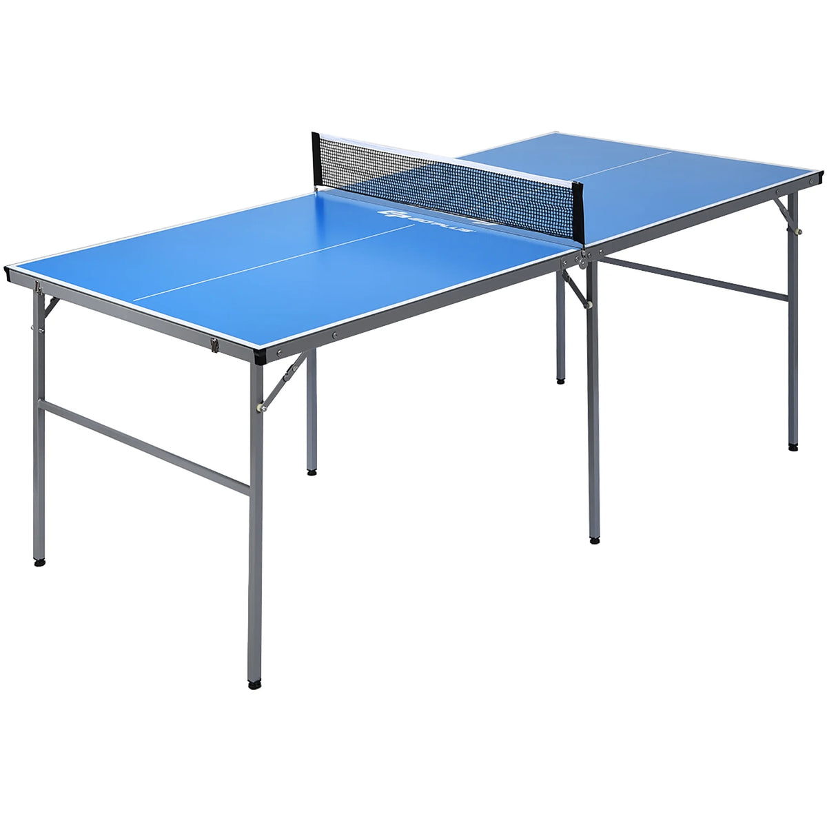 Goplus 6’x3’ Portable Tennis Ping Pong Folding Table w/Accessories Indoor Outdoor Game
