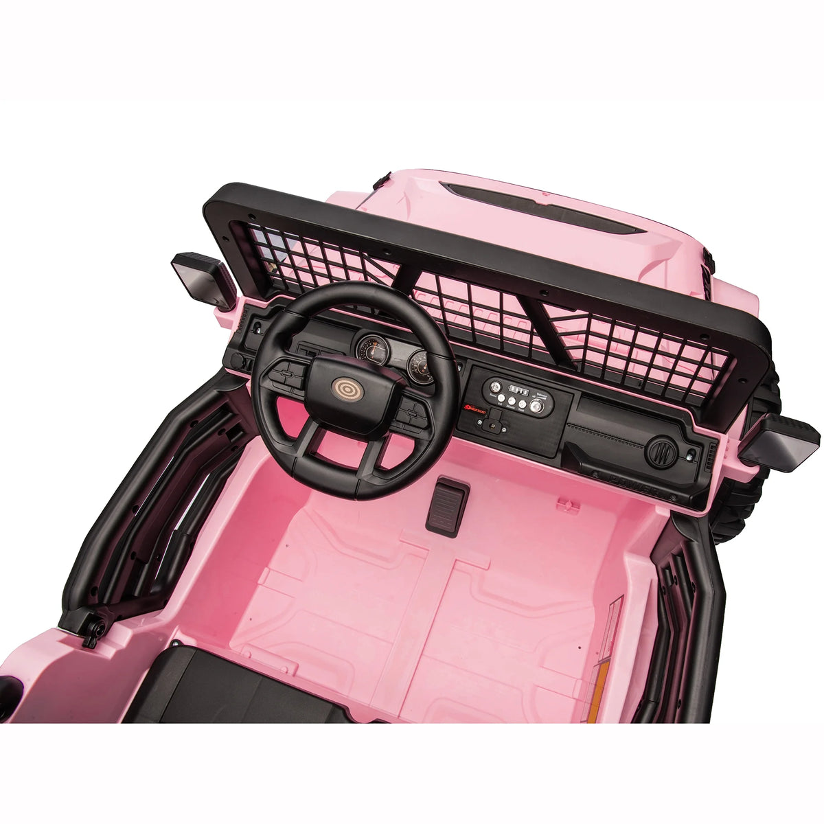 Joyracer 4WD 24 Volt Ride on Toys, 2 Seater Power Car wheels UTV with 800W Motors, Remote Control, Bluetooth Music, Spring Suspension, LED Light, Pink