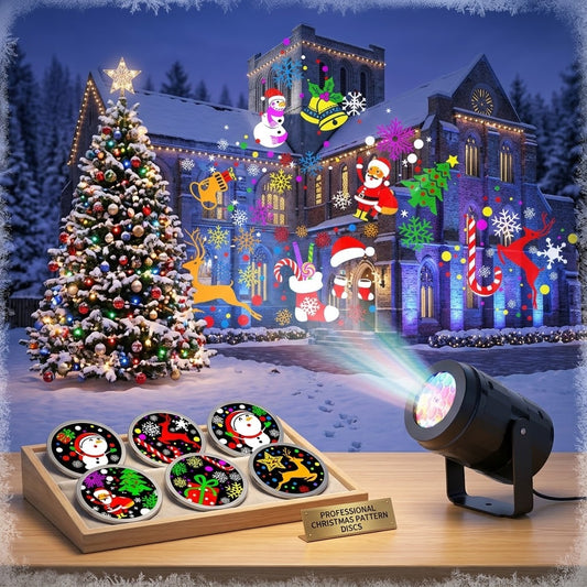 Havenlia | LED Snowflake Christmas Projector Light