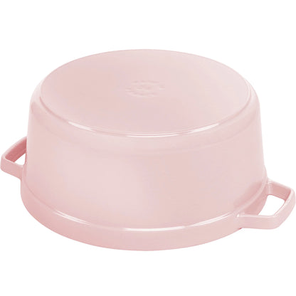 Staub Cast Iron 7-qt Round Cocotte - Grenadine