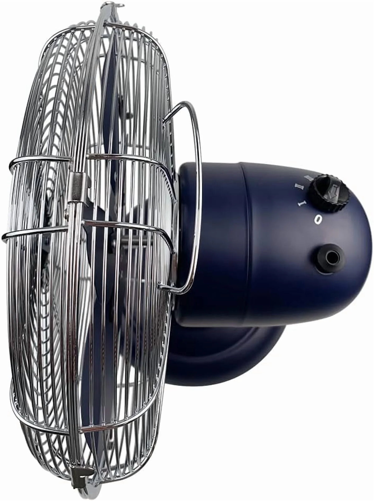 Good Housekeeping Retro All-Metal Table Fan (92618) with 3 Speed Settings, Wide Oscillation, and Carrying Handle