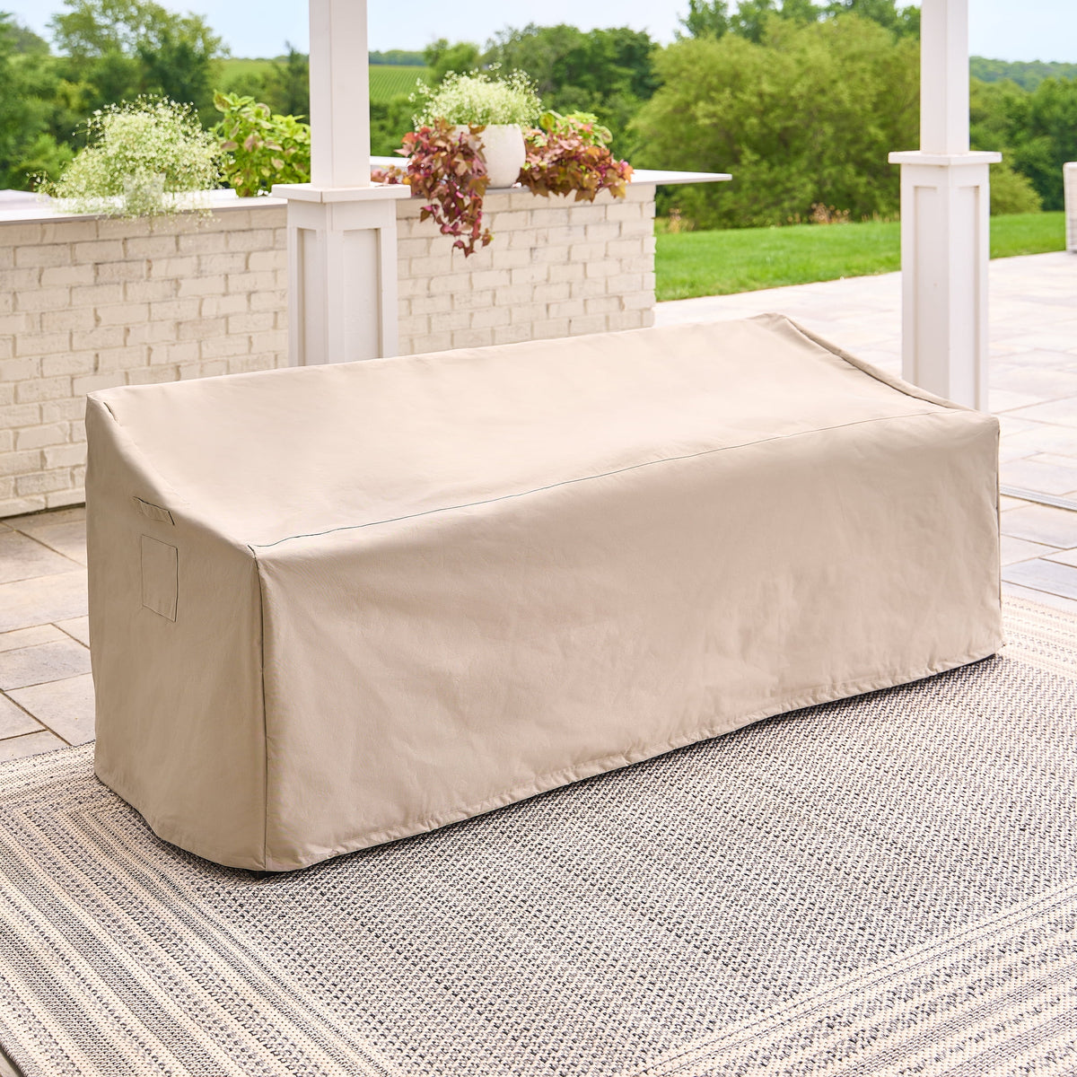 Better Homes & Gardens Rockport Outdoor Wicker Sofa, Brown