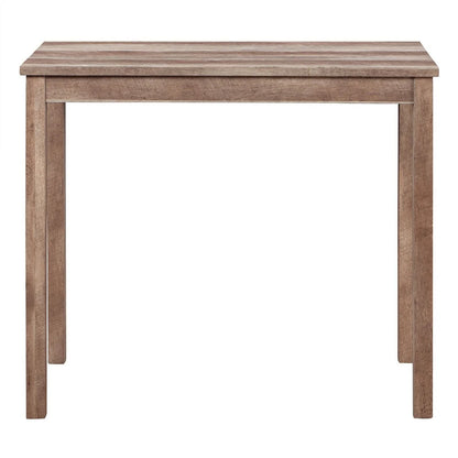 Celina 3PC Counter Height Dining Set in Engineered Wood Natural Brown