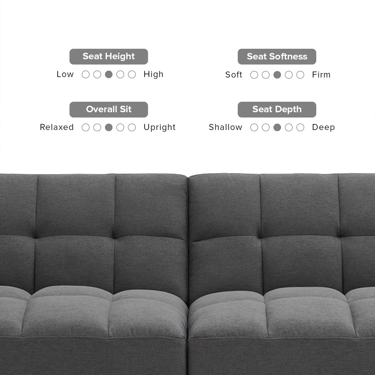Mopio Aaron Futon Sofa Bed Old Rosa