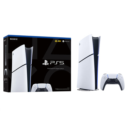 Sony Playstation 5 Digital Slim Console & DualSense Controller Bundle