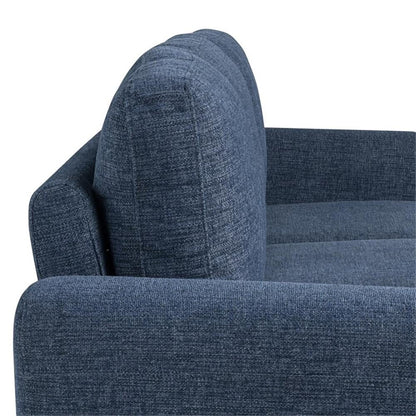 Lifestyle Solutions Alexa Sofa with Rolled Arms, Gray Fabric
