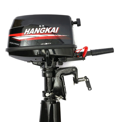 4Stroke 6.5HP Outboard Motor Marine Boat Engine Water Cooling CDI System 6.5HP 4-Stroke Outboard Motor Tiller control Boat Engine Water Cooling 123CC 4-Stroke 6.5HP Outboard Motor Boat Marine Engine