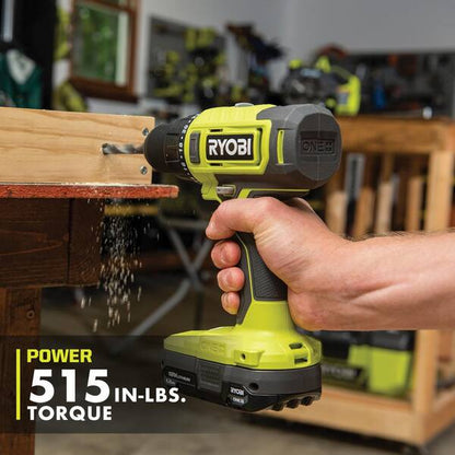 ONE+ 18V Cordless 6-Tool Combo Kit with 1.5 Ah Battery, 4.0 Ah Battery, Charger, and LINK Rolling Tool Box