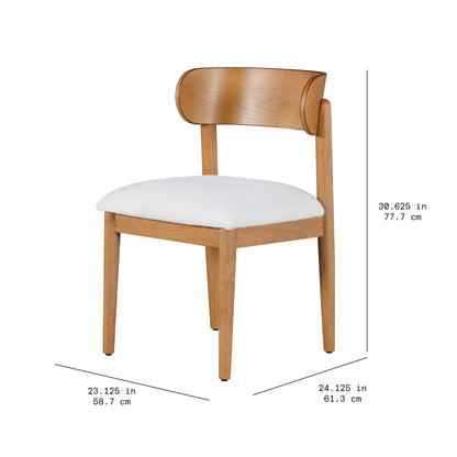 Beautiful Drew Dining Room Chair by Drew Barrymore, Rich Black Finish, 2 Pack