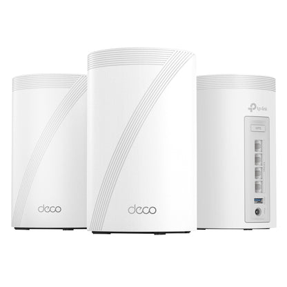 TP-Link – Deco 7 Pro BE11000 Tri-Band Wi-Fi 7 Whole Home Mesh System, 3-Pack