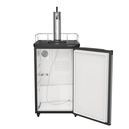 Edgestar Kc2000twin 20" Wide Dual Tap Kegerator For Full Size Kegs - Stainless Steel