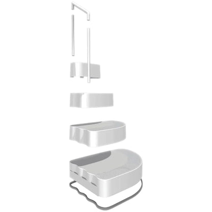 Aqua Select Resin Step in a Box Ultra Sturdy Steps, Oyster Shell White