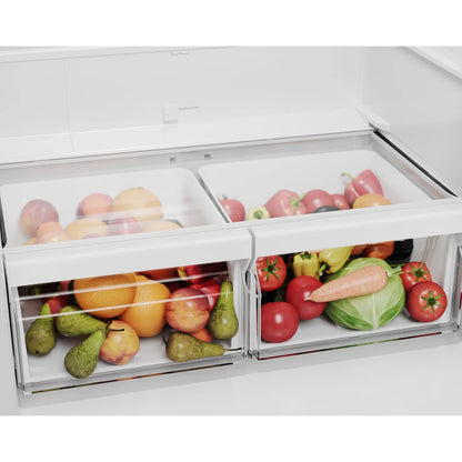 Midea 18.7-Cu. Ft. Bottom Mount Refrigerator, Stainless Steel,  MRB19B7AST