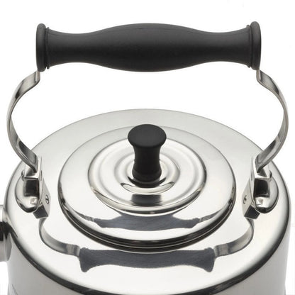BonJour(r) Tea Stainless Steel and Copper-Base Gooseneck Teapot / Teakettle, 2-Quart