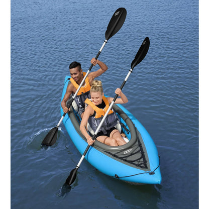 Hydro-Force Cove Champion X2 Inflatable Kayak - Two-Person Kayak Set (10 0 Long)