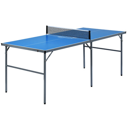 Goplus 6’x3’ Portable Tennis Ping Pong Folding Table w/Accessories Indoor Outdoor Game