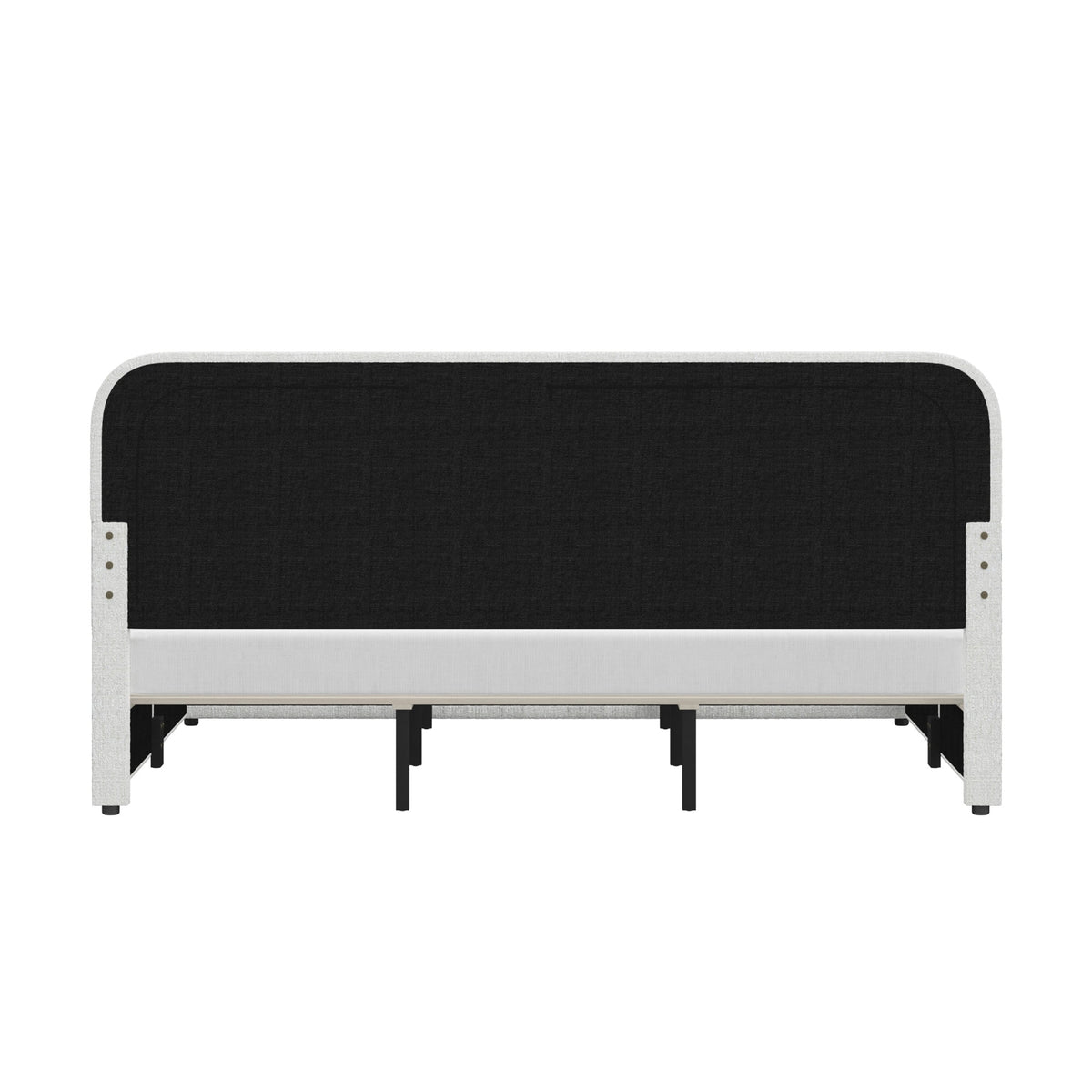 Better Homes & Gardens Juliet King Boucle Platform Bed, Ivory