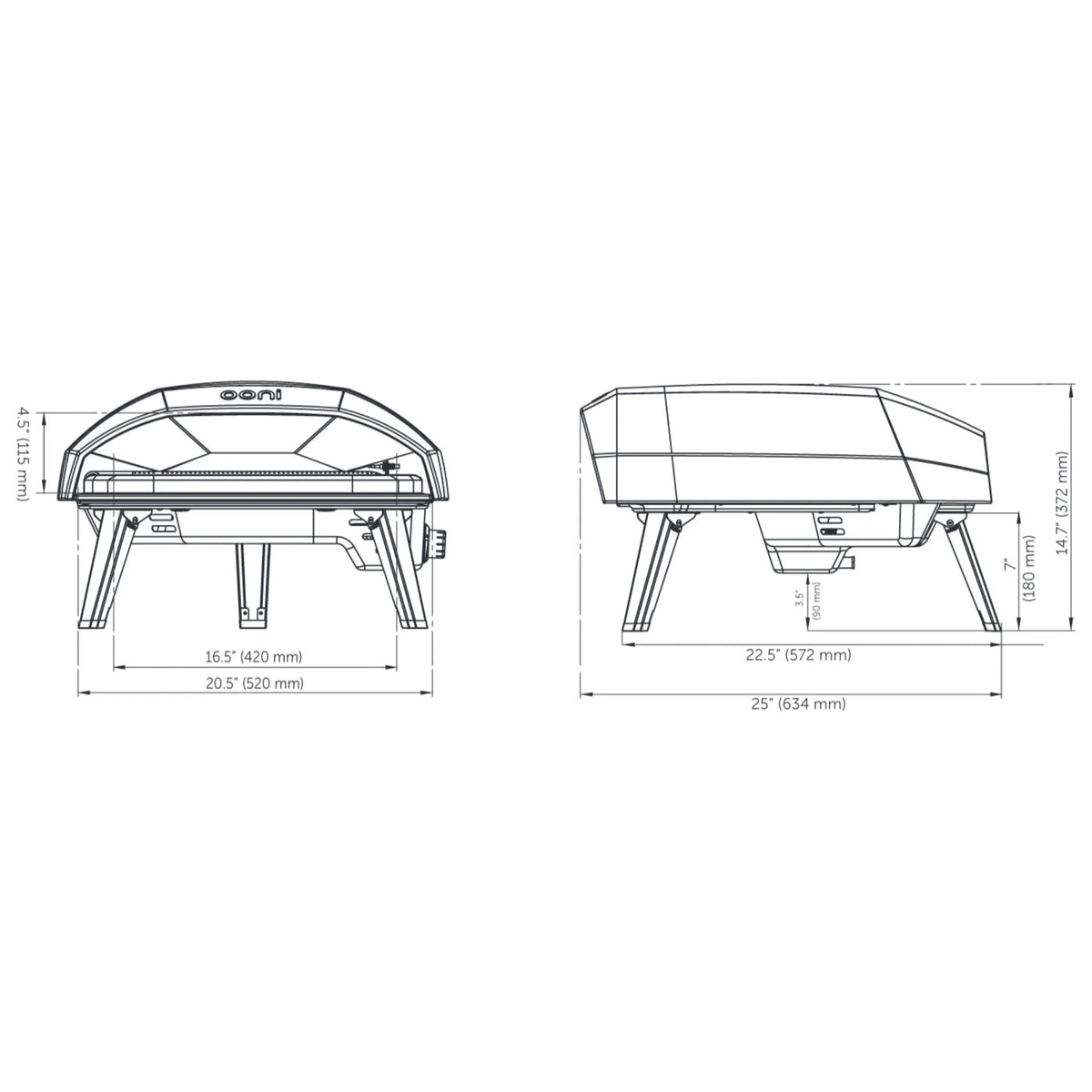 Open Box Ooni Koda 16 Gas Powered Outdoor Portable Pizza Oven (#UU-POABOO)
