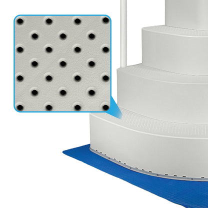 Aqua Select Resin Step in a Box Ultra Sturdy Steps, Oyster Shell White