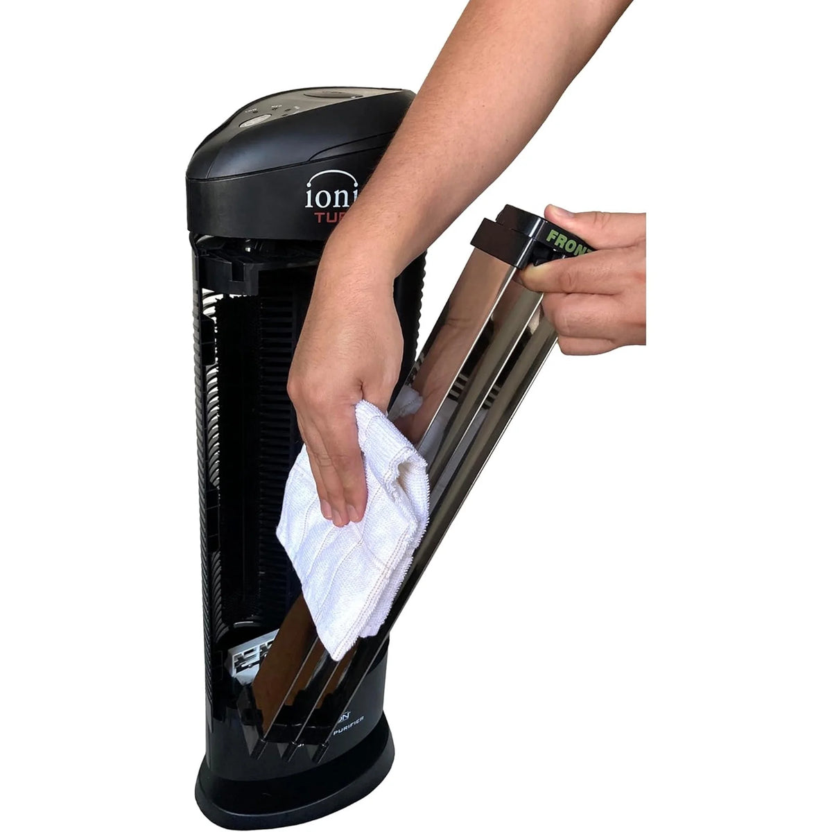 Ionic Pro Turbo (TA550) Ionic Air Purifier Tower for Home, Quiet Ionic Filterless Design, Covers Up to 500 Sq. Ft., Removes Odors, Smoke, Dust, and Allergens