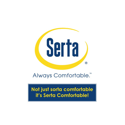 Serta Dream Convertibles Monroe Modern Polyester Convertible Queen Sofa Bed with Pillows Grey