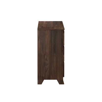Plank+Beam Solid Wood Farmhouse 6 Drawer Dresser, Barnwood Brown
