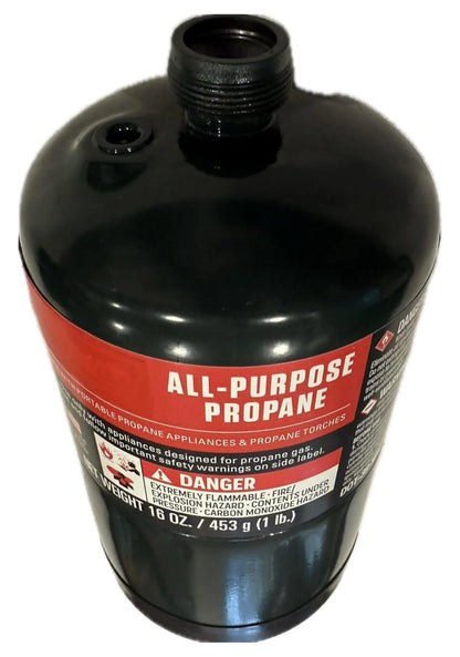 Propane Replacement Fuel Cylinders Camping- 16 Oz (12 Pack) Factory Pre-filled and Ready to Use