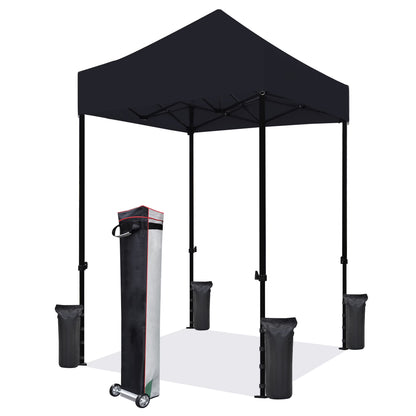 Eurmax 5x5 Pop up Canopy Outdoor Heavy Duty Tent,Ruby