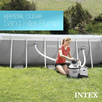 Intex 26641EG Krystal Clear Pool Sand Filter Pump for 4,400 Gallon Pools