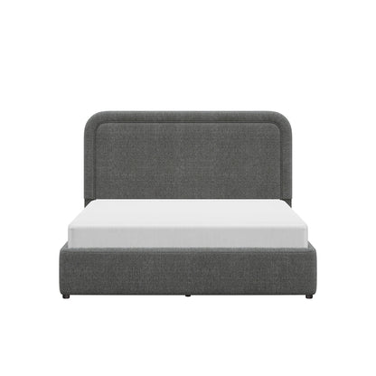Better Homes & Gardens Juliet King Boucle Platform Bed, Ivory