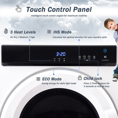 Irene Inevent Electric Clothes Dryer Apartment Dorm Clothes Drying Machine
