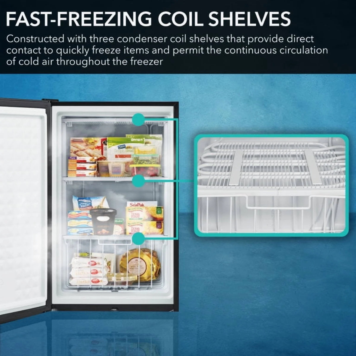 Whynter 3.0 cu. ft. Energy Star Upright Freezer with Lock Stainless Steel (Cuf-301SS)