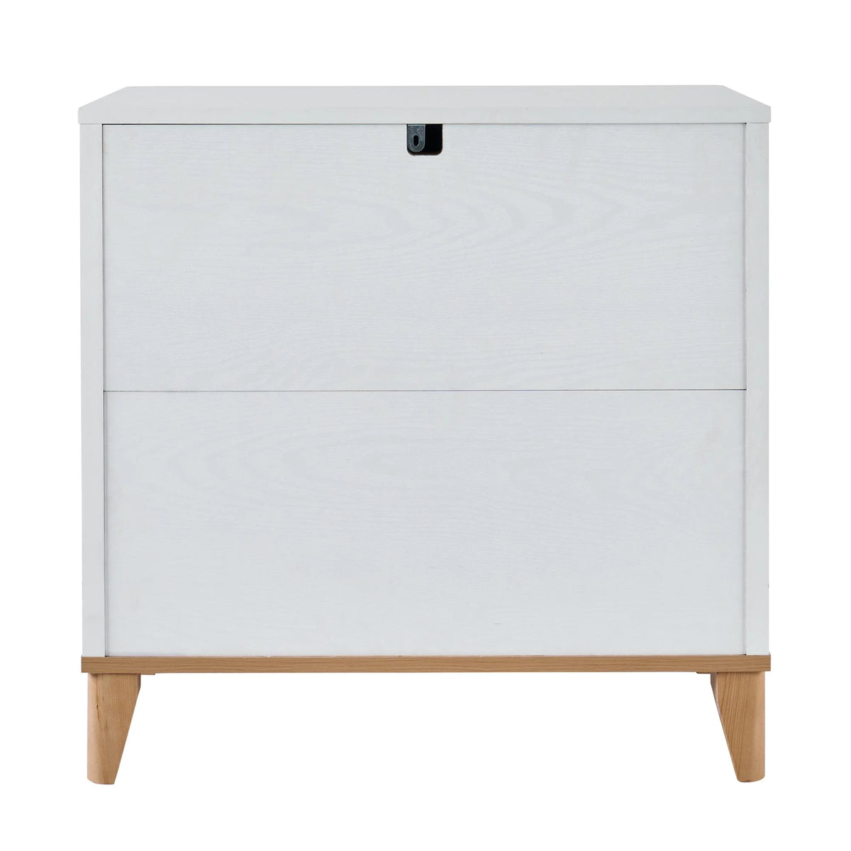 Better Homes & Gardens Leighton 3 Drawer Dresser, White and Natural