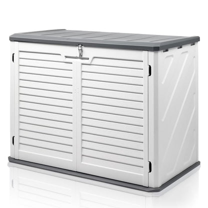 EasingRoom 260 Gallon Storage Deck Box Courtyard White