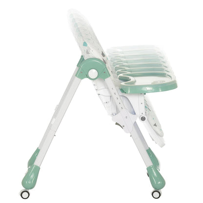 Dream On Me Jazz Highchair. Adjustable Height. Easy to clean in Green