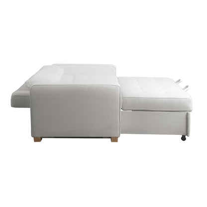 Serta Dream Convertibles Monroe Modern Polyester Convertible Queen Sofa Bed with Pillows Grey
