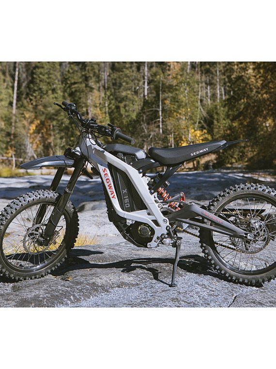 2025 Segway – Dirt eBike x260 w/74.6 mi Max Operating Range & 46.6 mph Max Speed – Silver