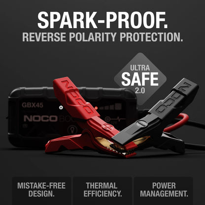 NOCO Boost X GBX45: 1250A 12V UltraSafe Portable Lithium Jump Starter