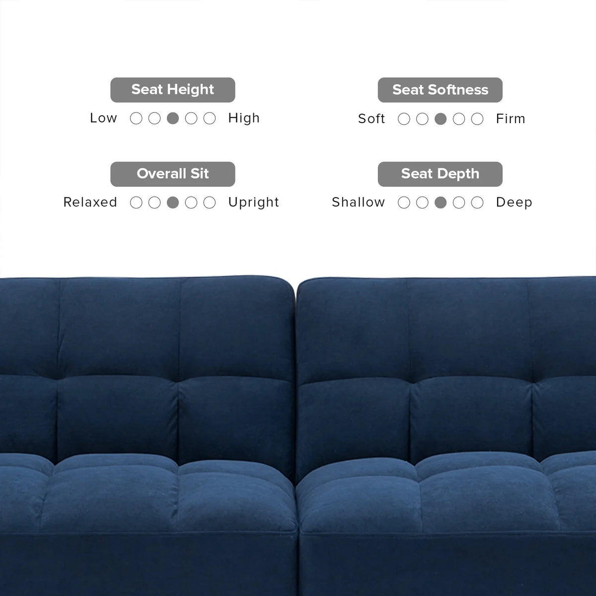 Mopio Aaron Futon Sofa Bed Old Rosa