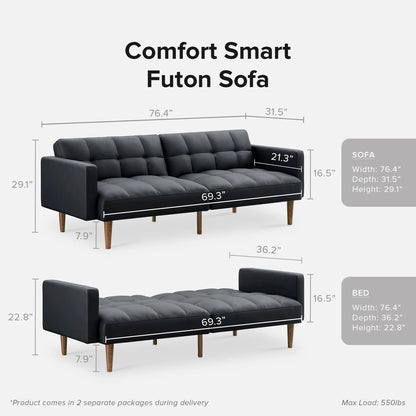 Mopio Aaron Futon Sofa Bed Old Rosa
