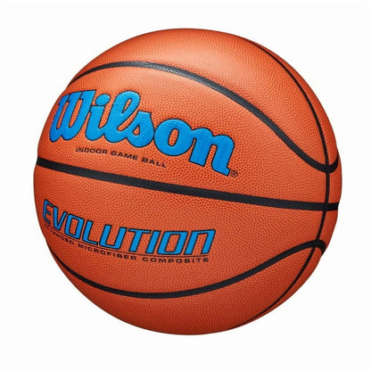 Wilson Evolution Baloncesto de Juego Interior - Negro, Talla 7 - 29,5"