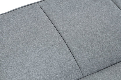 Mainstays Studio Futon, Gray Linen Upholstery
