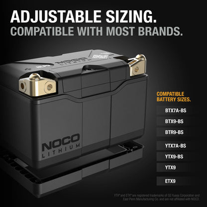 NOCO Lithium NLP9: Group 9 400A 12V 3Ah Lithium Powersport Battery