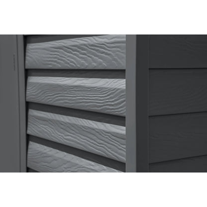 Arrow Select Steel Storage Shed Steel Storage Shed, 6x5, Charcoal
