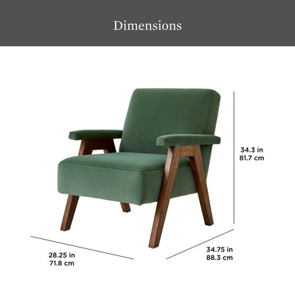 Better Homes & Gardens Ezra Accent Chair, Living Room, Cream
