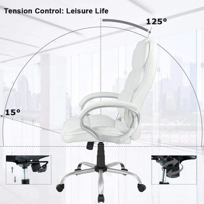 BestOffice Ergonomic Office Chair, Lumbar Support, Rolling Swivel for Men, Women(Black)