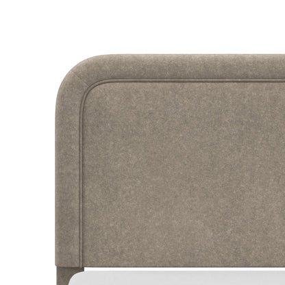Better Homes & Gardens Juliet King Boucle Platform Bed, Ivory