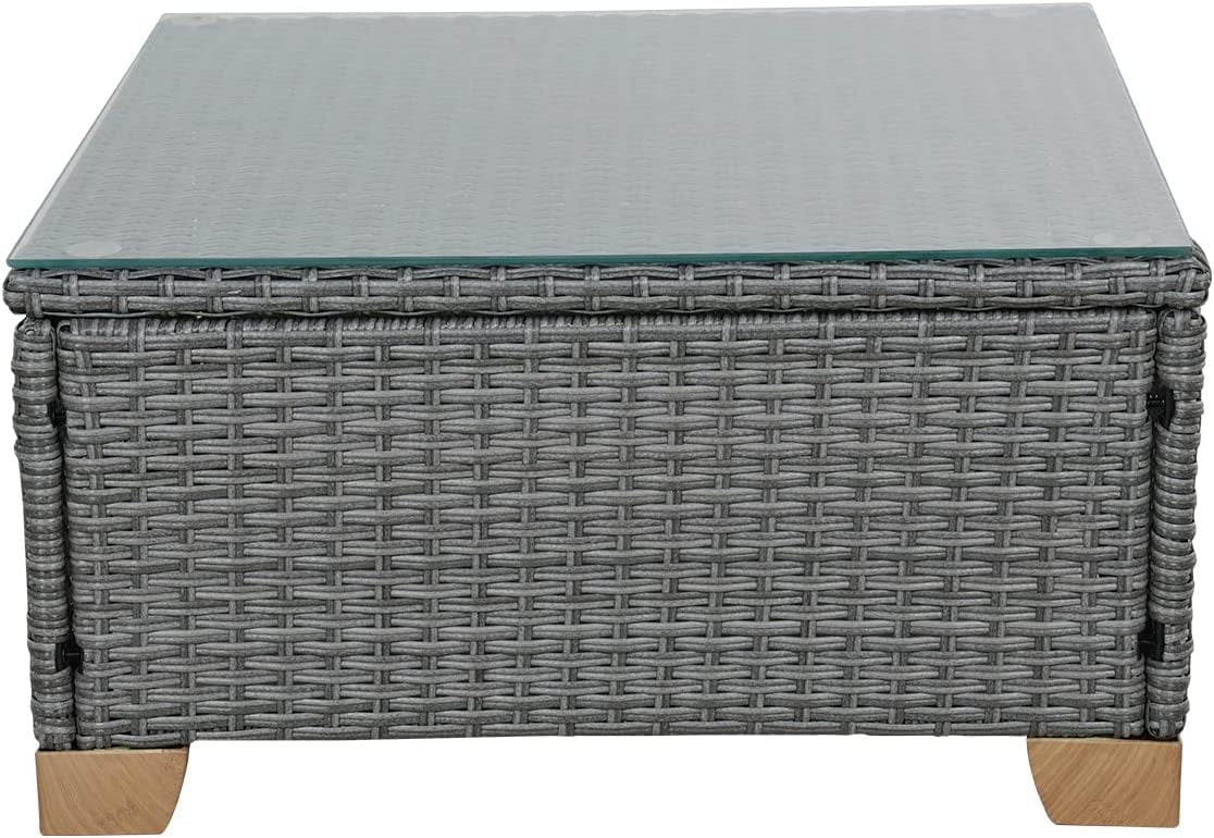 Grand Patio Wicker Coffee Table