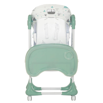 Dream On Me Jazz Highchair. Adjustable Height. Easy to clean in Green